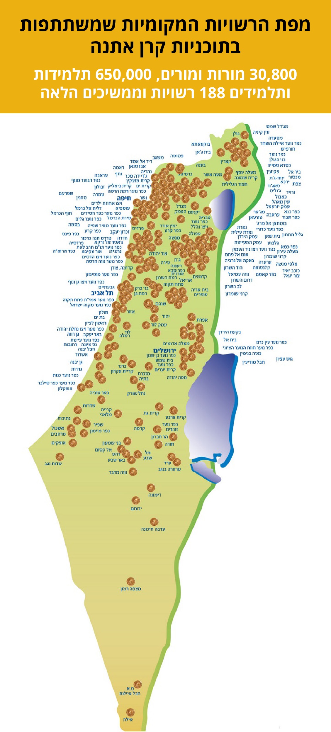 מפת פריסה ארצית